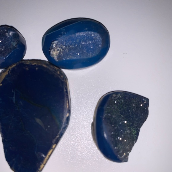 Bundle of Lapis Lazuli Druzy & Polished Stones - Picture 3 of 6